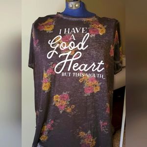 Every day t shirt, floral by Maurices